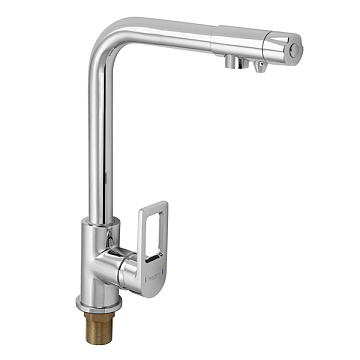 юСмеситель САНАКС для кухни с изливом для чистой воды шаровый боковой (8257)