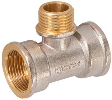 Тройник переходной 3/4"x1/2"x3/4" г/ш/г CTM