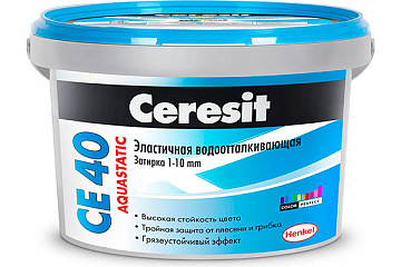 Затирка CERESIT СЕ40 №04 Серебристо-серая 1кг