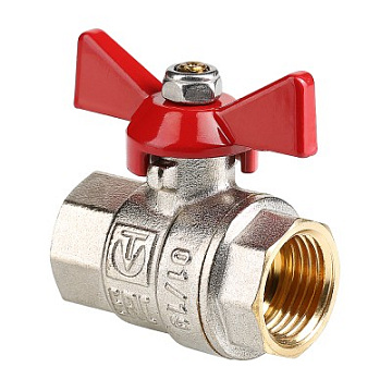 Кран шаровый BASE (Valtec) d25(1) В/В бабочка (VT217