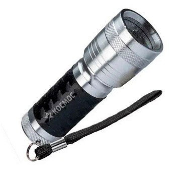 Фонарь ручной КОСМОС (KOS109B)/1ВтLED/3xAAА/корпус алюминий/