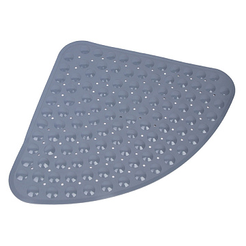 Коврик угловой противоск.71*51 серый