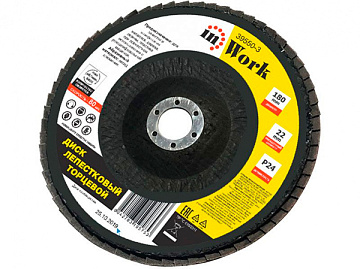 Диск лепестковый торцевой 180*22мм , InWork P40 39552-3