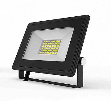 Прожектор с/д PRE LED FL2 30W BLACK IP65 холодный белый