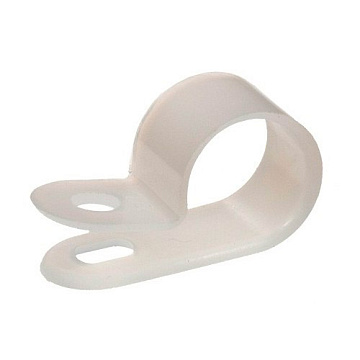 Серьга для кабеля D9 белая (уп1000шт)