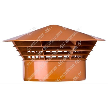 Зонт вентиляционный для наружной канализации D160 в раструб "RTP" (10)