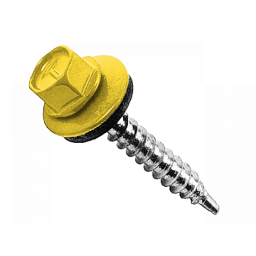 Саморез кров. 1015 4,8х29 св.желтый (уп250)