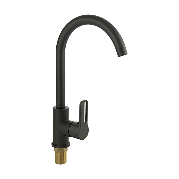 Смеситель CONSUL для кухни, цвет ГРАФИТ (8954)