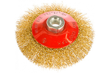 Корщетка-колесо с наклоном 100мм M14 USP 39050