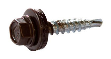 Саморез кров. 8019 4,8х19 М серо-коричневый (уп250)