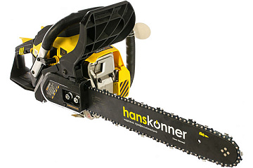 Пила цепная бензиновая 16" 57зв 1.4кВт 1.9лс 50см3 Hanskonner HGC1416