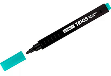 Маркер перманентный 2,5мм зеленый Luxor Trios 33204