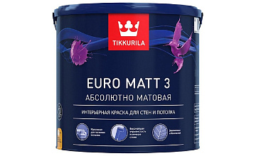 Краска EURO-3 А 9л TIKKURILA