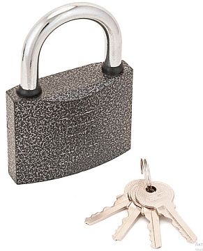 Замок навесной Аллюр ВС1Ч-350 d8мм полимер 5кл