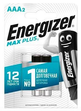 Элемент питания ENERGIZER Max Plus AAA LR03 2шт*12