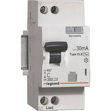 Дифф. авт. Legrand RX3 1п+N/25/30мА  419401