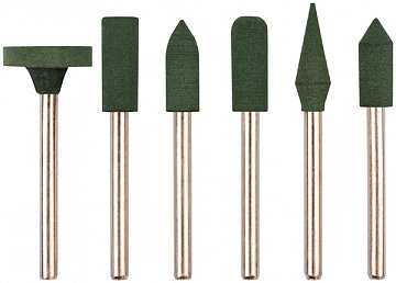 Насадки резиновые мелкой зернистости 6шт FIT 36923