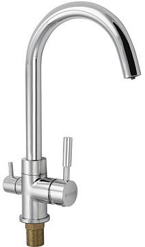 юСмеситель САНАКС для кухни с изливом для чистой воды шаровый боковой (8256)