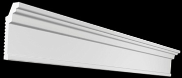 Плинтус потолочный Glanzepol GPX-1(175 шт) 35*20*