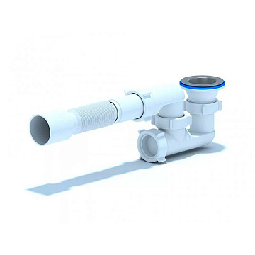 АНИ-ПЛАСТ Сифон Д/Д 1 1/2*40 с гофрой 40*50 (E215)