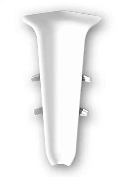 Угол внутренний Деконика 70мм Белый Матовый 001 (уп. - 25 шт.)