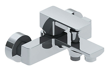 Смеситель ЛАТУНЬ для ванны короткий излив AZARIO CADEO (AZ-15940501)