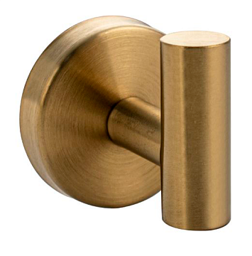 Крючок BRIMIX одинар.нерж.матовое золото (0590)