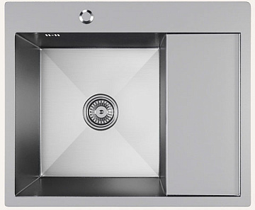 Мойка из нержавеющей стали MIXLINE PRO 60*50 (ЛЕВ) толщ.3,0*0,8мм, глубина 200мм (551875)