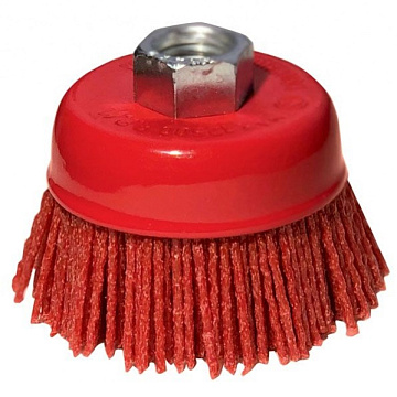 Корщетка-чашка нейлон 75мм USP 38661