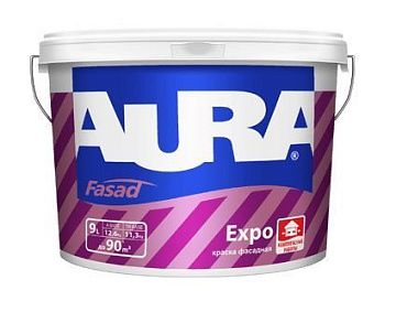 Краска акриловая AURA Fasade EXPO матовая 9л (13,5 кг) 