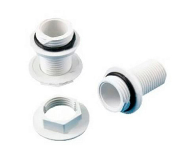 юERLIT Пластиковая втулка верхнего душа широкая  (для верх душа 240 мм)   0911105010