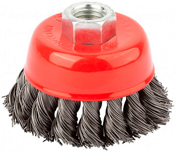 Корщетка-чашка FIT витая 75мм 39467