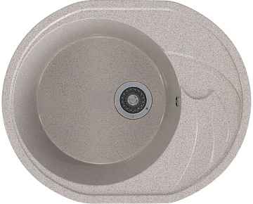 Мойка из искусственного мрамора MIXLINE ML-GMS08 570*460*170мм, СВЕТЛО-СЕРЫЙ (310)