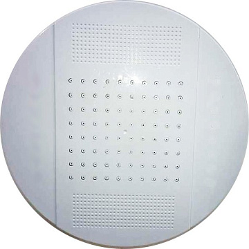 Душ верхний d250мм круглый без подсветки белый пластик ERLIT (0911045102)