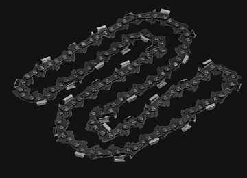 Цепь для бензопилы 40 см (16"), шаг 0,325", паз 1,5 мм, 64 звена Denzel 59815