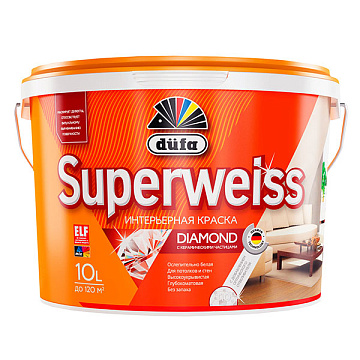 "Dufa" ВД краска SUPERWEISS RD4  10л (1)/не заказ. выводим из ассорт.
