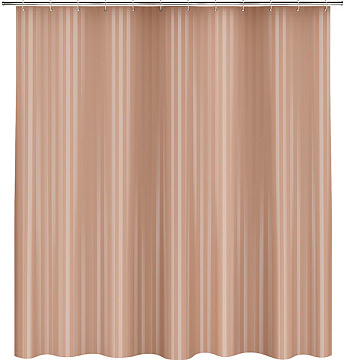 Шторка FORA д/ванн 180*180 Полоска капуч.002-О