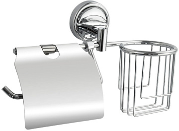 Держатель освежителя воздуха и туалетной бумаги с экраном САНАКС (1216)