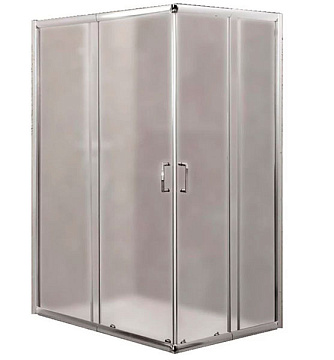 Душевое ограждение с поддоном BelBagno UNIQUE-AH-2  (UNIQUE-AH-2-100/115-75/90-P-Cr )