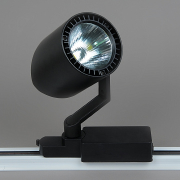 Светильник Elvan 01-30WCOB-220V-6000K (BK) Трековый светильник (Холодный белый)