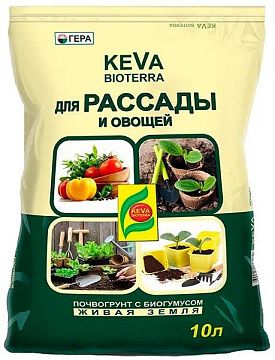 Грунт 10л Гера KEVA BIOTERRA д/рассады и овощей