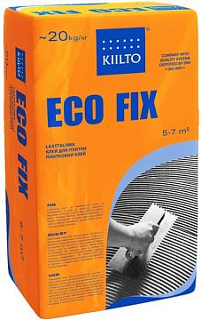 Клей ECO FIX для плитки и керамогранита малый формат 20кг KIILTO