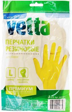 Перчатки VETTA резиновые премиум L 