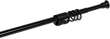 Карниз для ванной 210см черный 2110007