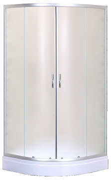 Душевое ограждение с поддоном LORANTO CS-8015S 90*90*195 низкий поддон мат.ст.