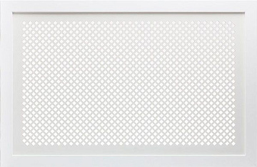Экран радиатора  Модерн рамка Дедало белый 600х1200