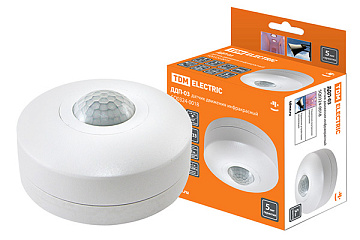 Датчик движения TDM ДДП-03 1200 Вт 6 м потолочный SQ0324-0018