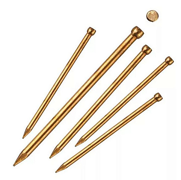 Гвоздь финишный латунь 1,4*50 (в упаковке 100 гр)