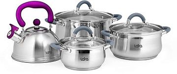 Набор посуды "Bell Promo Lara" 1,9, 3.6л, 6.1л чайник в подарок LR02-92