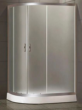 Душевое ограждение с поддоном LORANTO CS-1285 SK low (R) 120*80 низкий поддон, мат. стекло